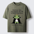 Japanese Streetwear Washed T-Shirt