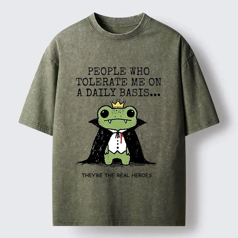 Japanese Streetwear Washed T-Shirt