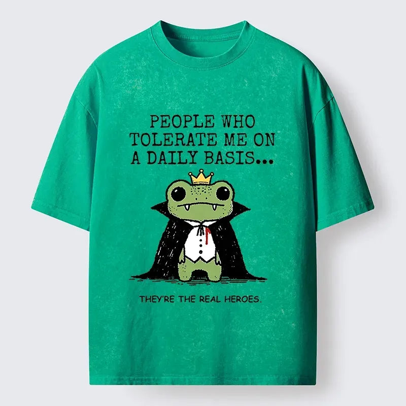 Japanese Streetwear Washed T-Shirt