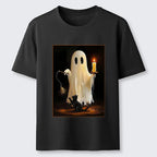 Kyoto-Lion Ghost Cat Halloween Art Classic T-Shirt