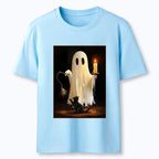 Kyoto-Lion Ghost Cat Halloween Art Classic T-Shirt