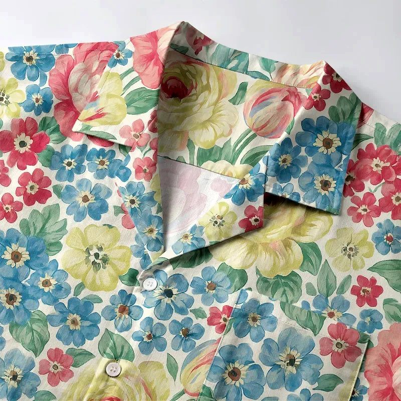 Trendy Japanese Ukiyo-e Style Shirt