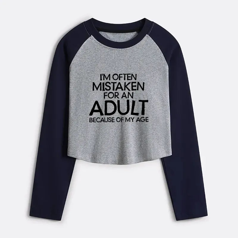 Retro Japanese Raglan for Streetwear