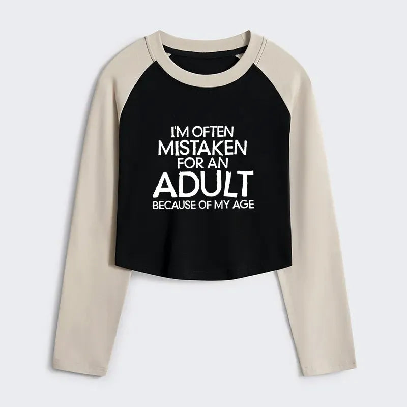 Comfortable Women's Japanese Raglan