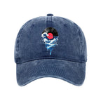 Kyoto-Lion Vinyl Records And Waves Washed Cap