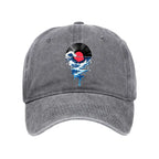 Kyoto-Lion Vinyl Records And Waves Washed Cap