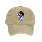 Kyoto-Lion Vinyl Records And Waves Washed Cap