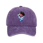 Kyoto-Lion Vinyl Records And Waves Washed Cap