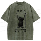 japanese vintage rat t-shirt for daily wear
