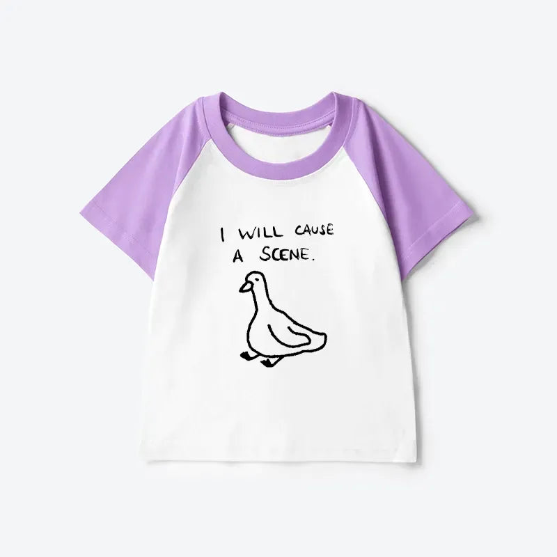 Stupid Goose Retro T-shirt for Kids Gift Idea