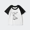 Funny Japan Retro Kids Raglan T-shirt