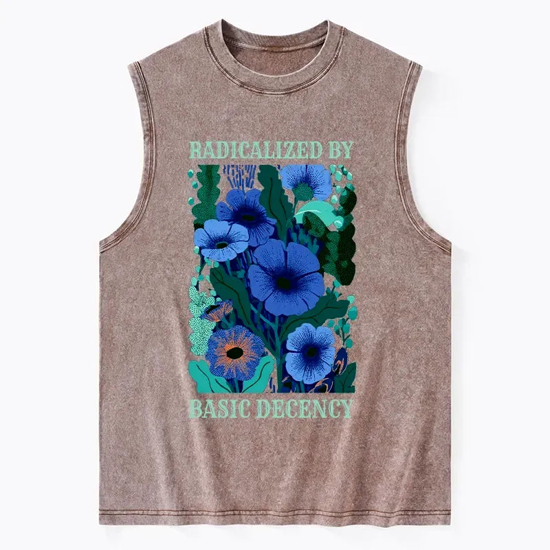 Washed Cotton Tank Top with Free Shipping