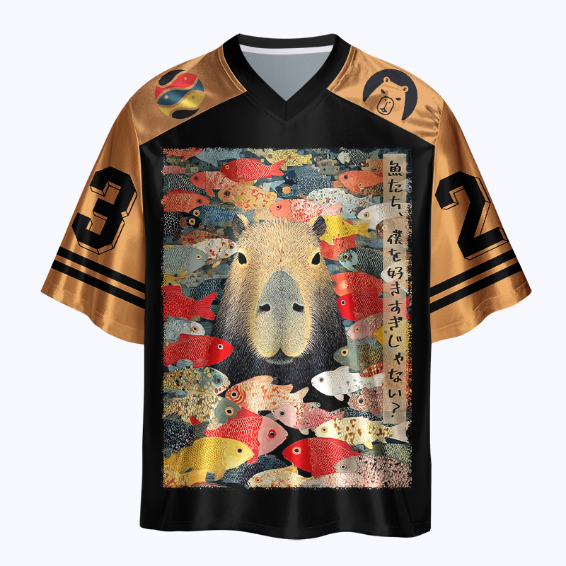popular capybara jersey for street style