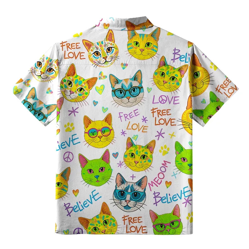 Free Love Free Meow Unisex Shirt Gift Idea
