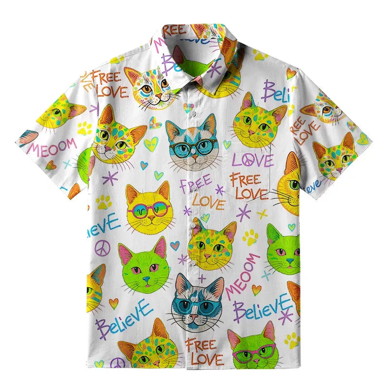 Free Love Free Meow Unisex Shirt Gift Idea