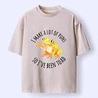 Kyoto-Lion Funny Frog Pun Meme Washed T-Shirt