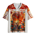 Samurai Cats Koi Mesh Jersey for Summer