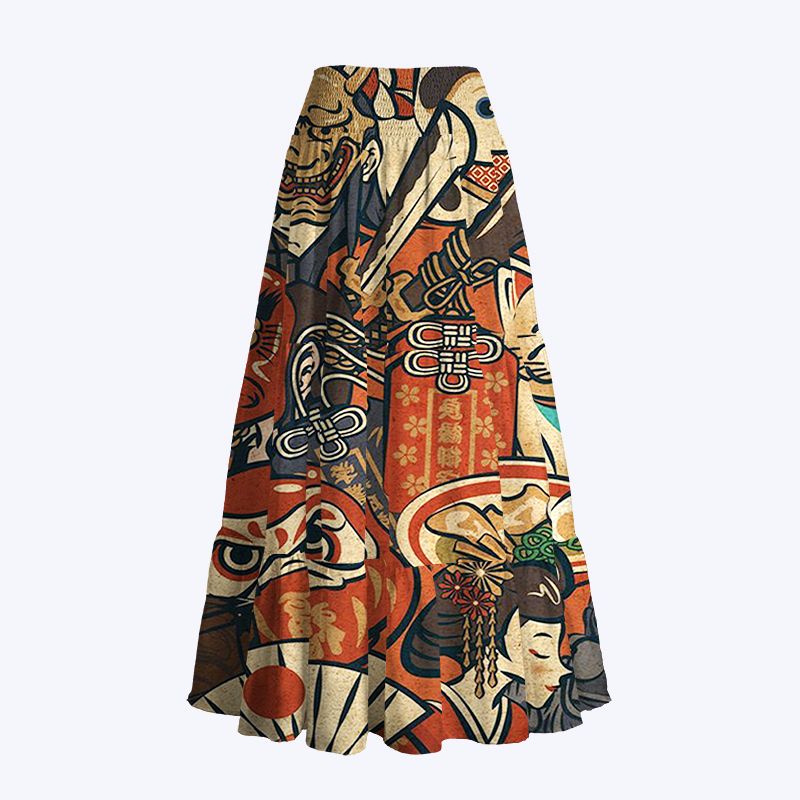 Trendy Maxi Skirt for Summer Holiday