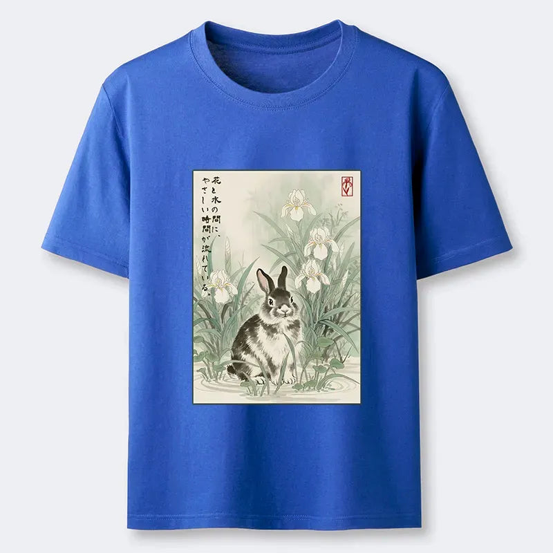 Unisex Cotton T-Shirt with Japanese Art