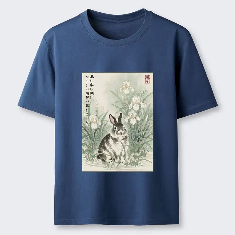 Kyoto Lion Rabbit Shirt for Summer