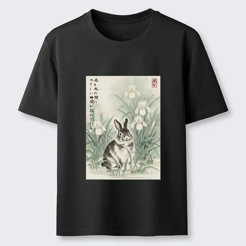 Kyoto Lion Rabbit Shirt for Summer