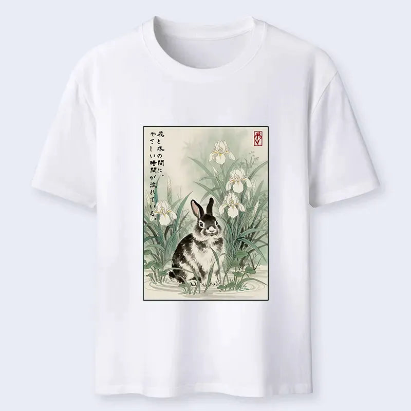 Kyoto Lion Rabbit Shirt for Summer