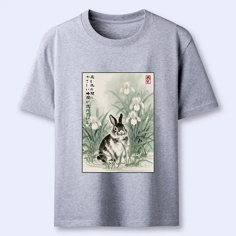 Kyoto Lion Rabbit Shirt for Summer