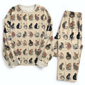 japanese cat family pajama gift idea