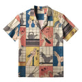 Kyoto-Lion Interesting Hand Shadow Aloha Hawaiian Shirt