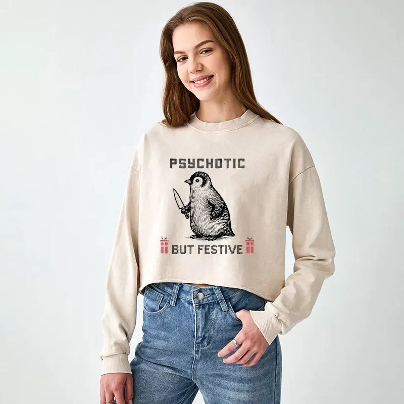 Best Seller Japanese Style Crop Sweatshirt
