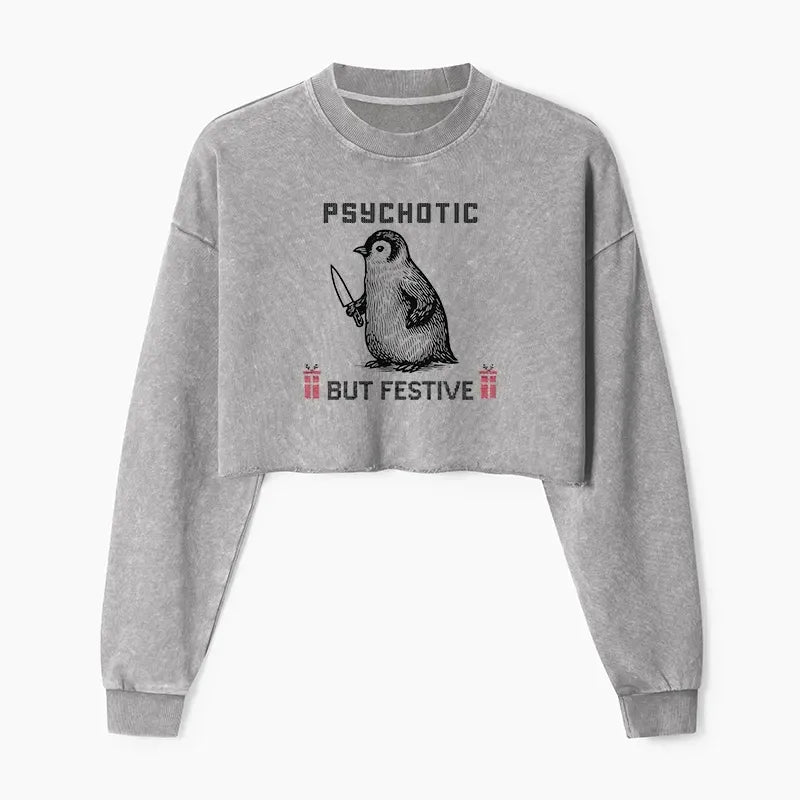 Overstimulated Festive Christmas Sweatshirt for Women