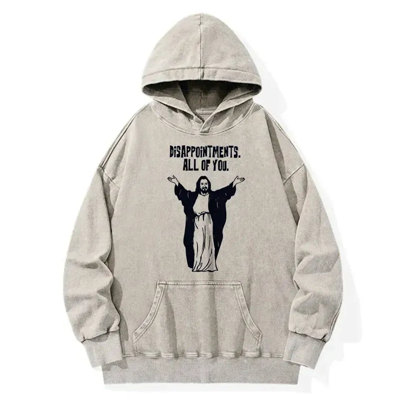 Kyoto-Lion God Gives Disappointment Washed Hoodie