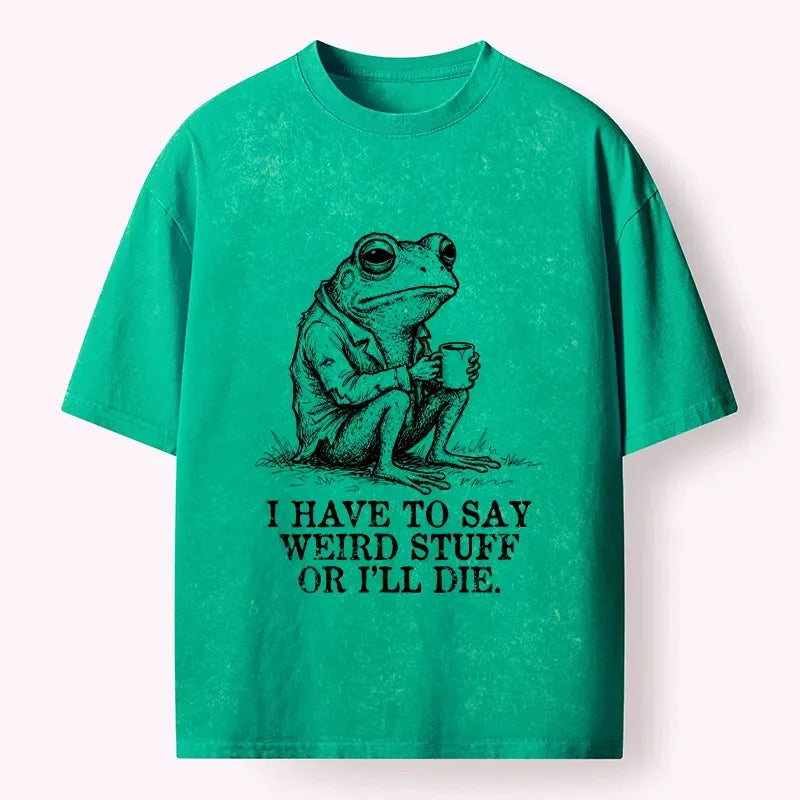 Trendy Japanese Frog T-Shirt Gift Idea