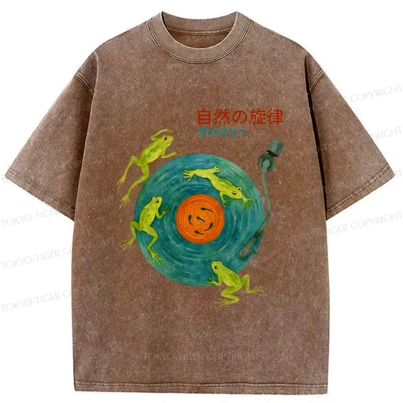 Kyoto Lion Frog T-Shirt for Daily Wear