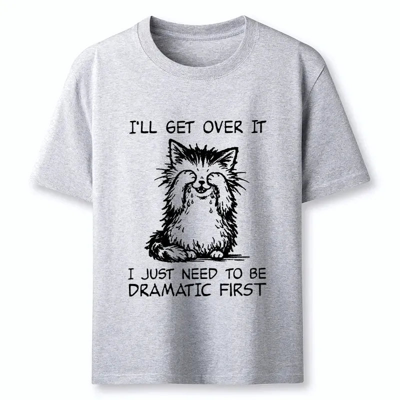 Dramatic First Cat Classic Tee for Summer