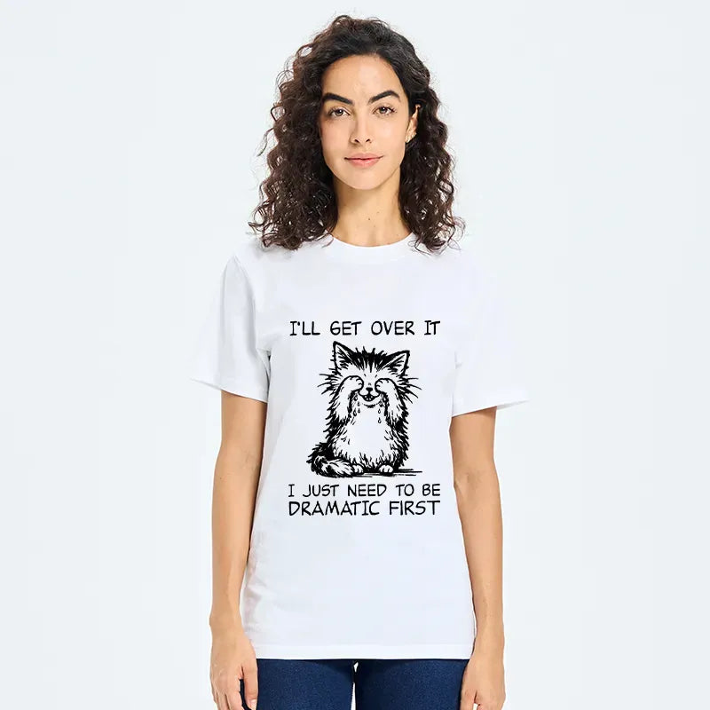 Dramatic First Cat Classic Tee for Summer