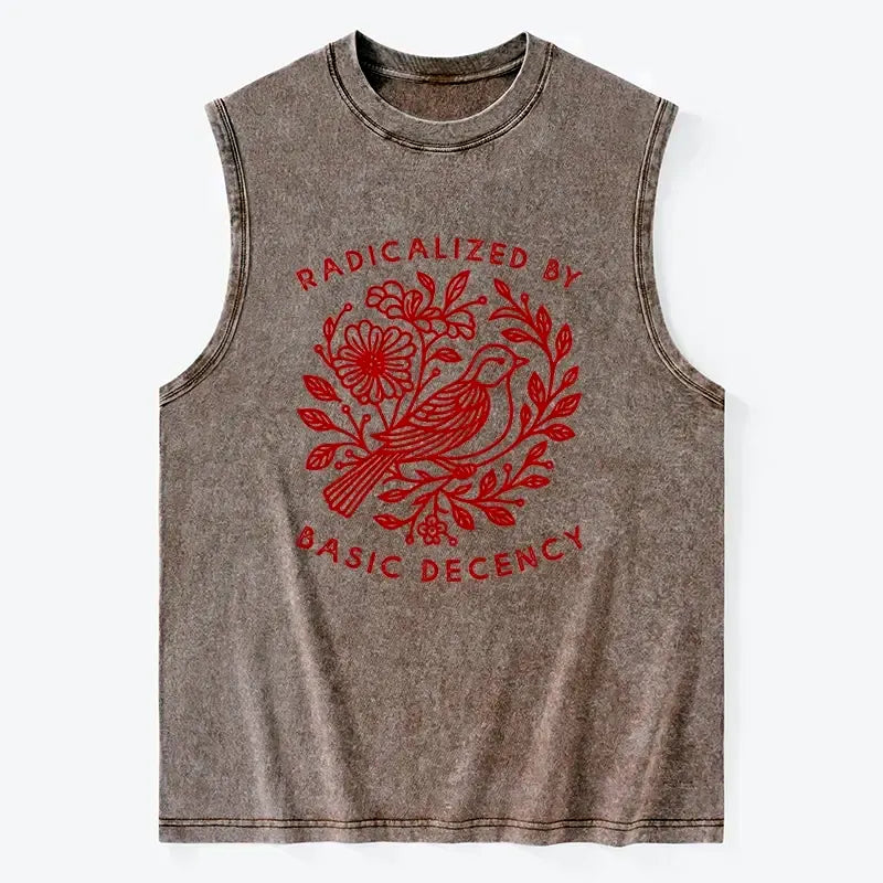 Vintage Japanese Lion Tank Top for Summer