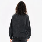 Kyoto-Lion Focused Samurai Frog Washed Sweatshirt
