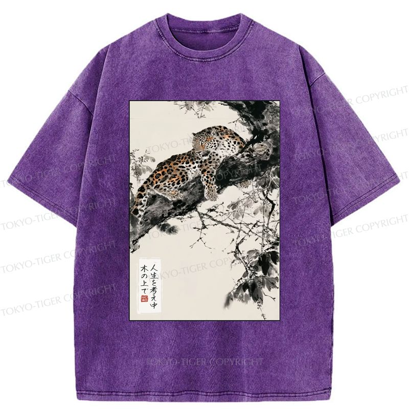 Japanese Vintage Tiger T-Shirt for Summer