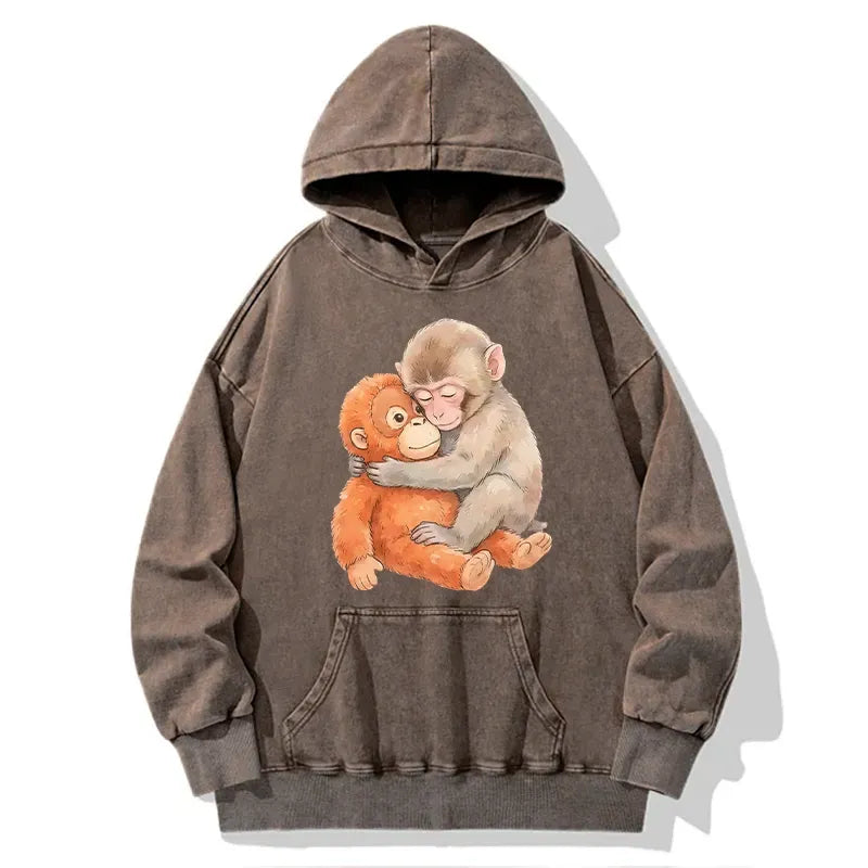 Kyoto-Lion Poor Punch Washed Hoodie