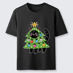 Japanese culture cat tee on sale