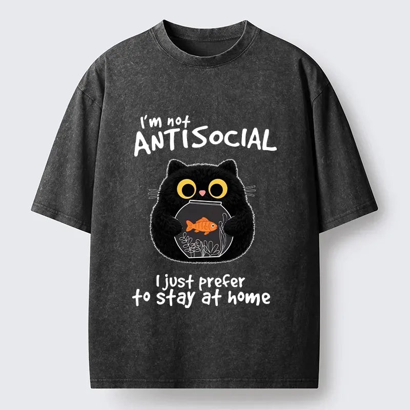 tokyo tiger meme anti social cat tee