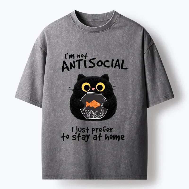 tokyo tiger meme anti social cat tee