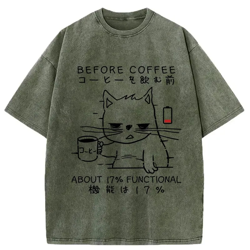 japanese vintage lion washed t shirt for daily wear