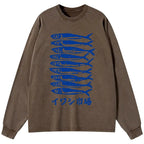 Vintage ukiyo-e long sleeve t-shirt on sale