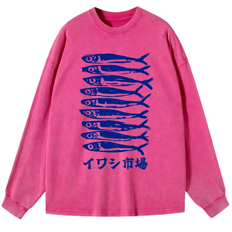 Kyoto Lion sardine market shirt free shipping