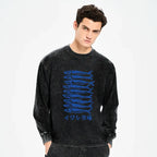 Kyoto-Lion Sardine Market Washed Long Sleeve T-Shirt