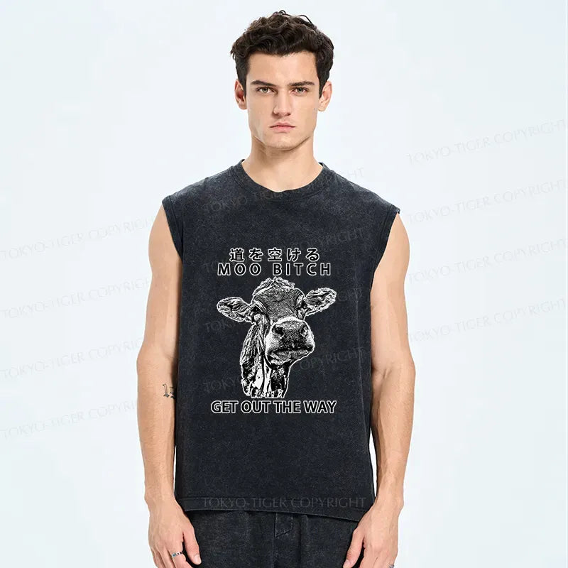 Funny Cow Tank Top for Summer