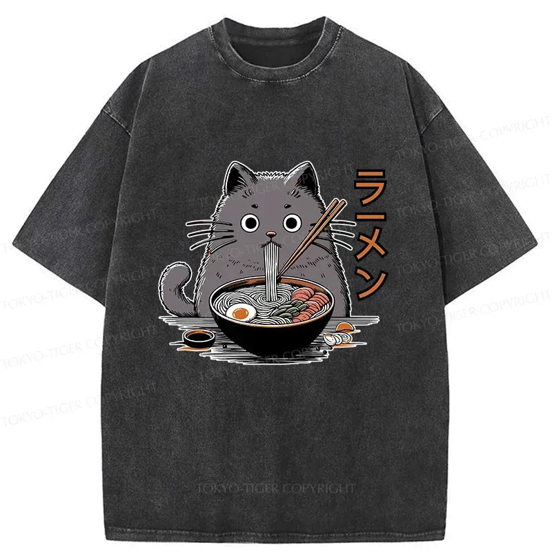 Kawaii Cat T-Shirt for Gift Idea