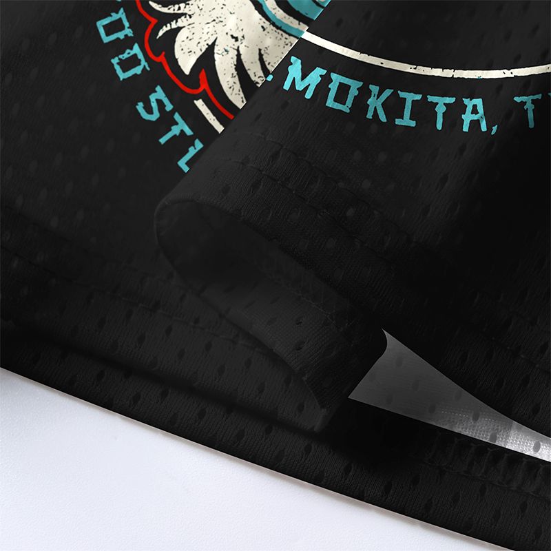 Kyoto-Lion Blue Tiger Japanese Mesh Jersey